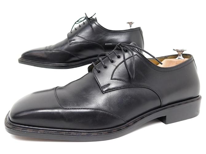 ZAPATOS DERBY LOUIS VUITTON 7.5 41.5 Zapatos de cuero negro  ref.778669
