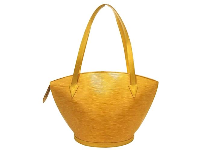 Louis Vuitton Saint Jacques Yellow Leather  ref.778716