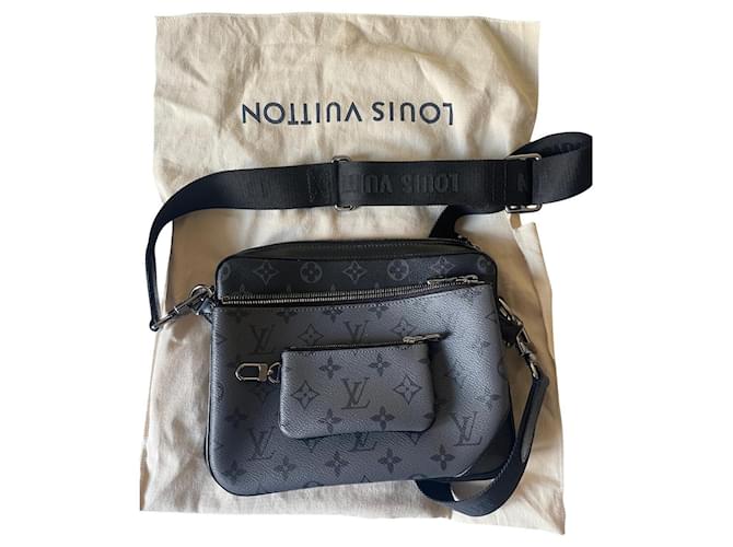 Bags Briefcases Louis Vuitton LV Trio Messenger Eclipse