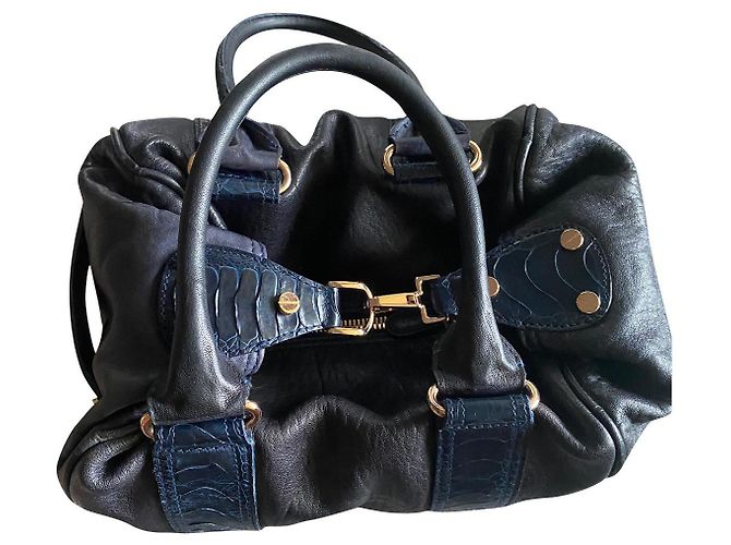 Balenciaga Part Time Handtasche schwarzes Leder