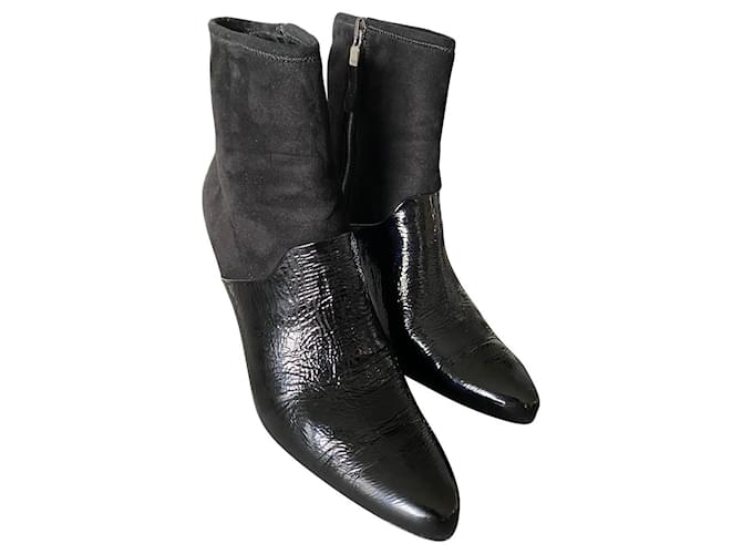 Prada ankle boots Nero Pelle  ref.779607
