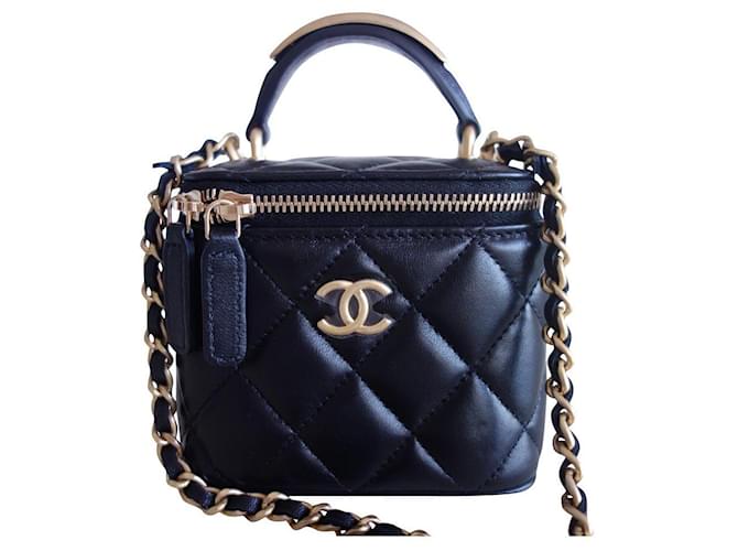 Mini sac Chanel classique Cuir Noir Joli Closet