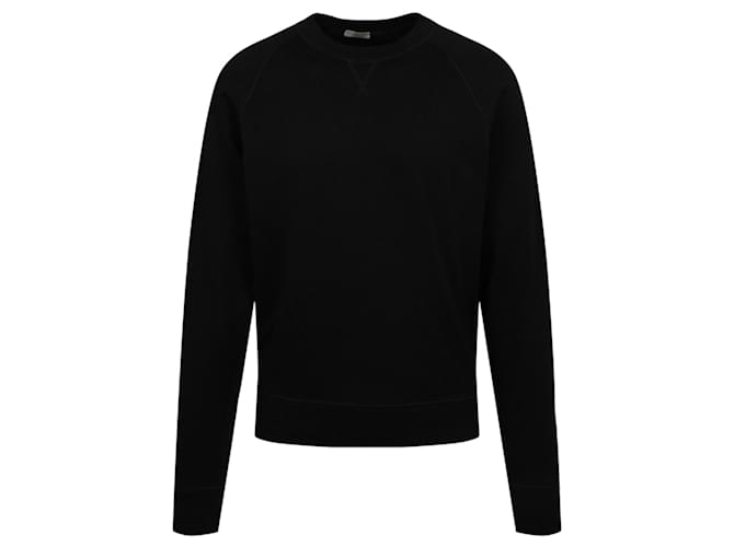 Suéter con cuello redondo de Bottega Veneta Negro Algodón  ref.779982