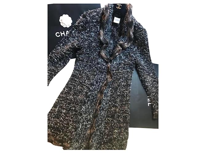 Chanel VERY RARE COLLECTORS 1997 Cardigan Multiple colors Polyester Wool Polyamide  ref.780043