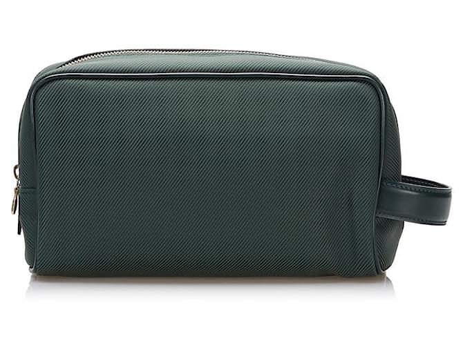 Louis Vuitton Bolso Clutch Taiga Paraná Verde  ref.780075