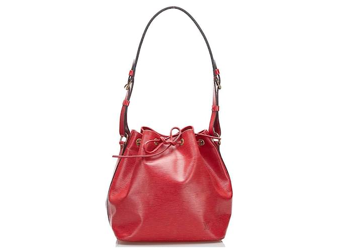 Louis Vuitton Epi Petit Noe M44107 Vermelho Couro Bezerro-como bezerro  ref.780077