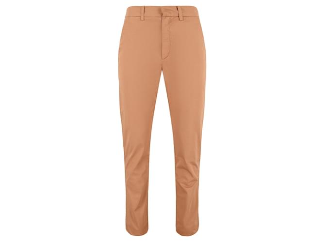 Bottega Veneta Slim Fit Trousers Pink Cotton  ref.780129