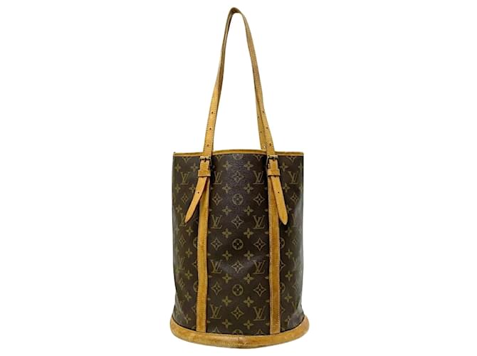 Louis Vuitton Bucket Brown Cloth  ref.780668