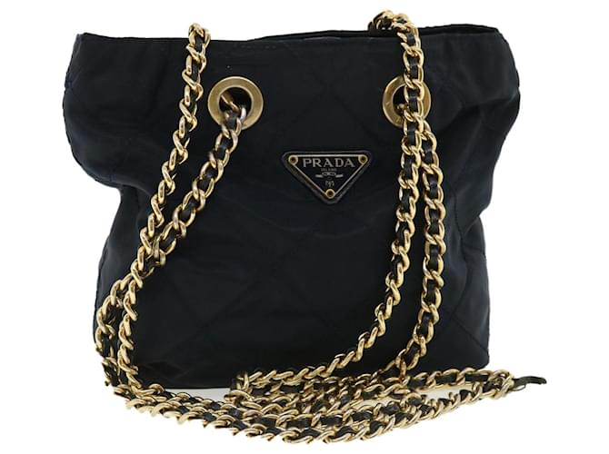 Prada chain 2024 bag nylon