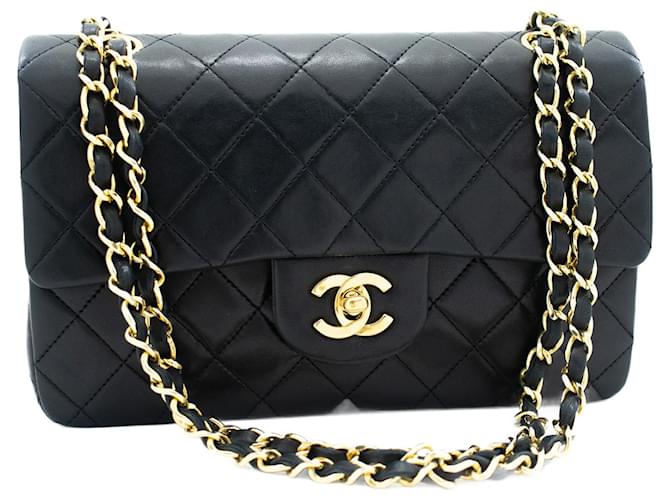 Classique Chanel Timeless Cuir Noir  ref.780843