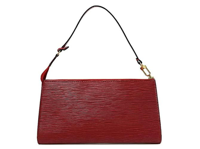Louis Vuitton Pochette Accessoires Red Leather  ref.780903