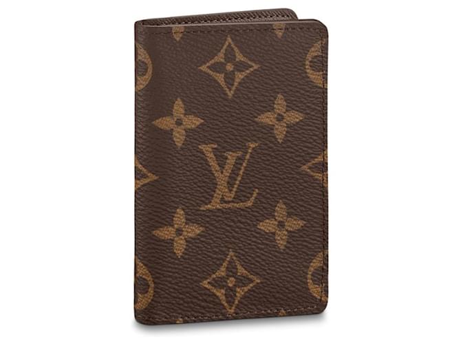 Louis Vuitton Organizador de bolsillo LV monograma nuevo Castaño  ref.780925