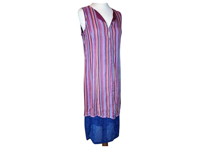 ANTIK BATIK DRESS DRESS FOLK BAYADERE AND BAROQUE S 38/40 Multiple colors Synthetic  ref.781011