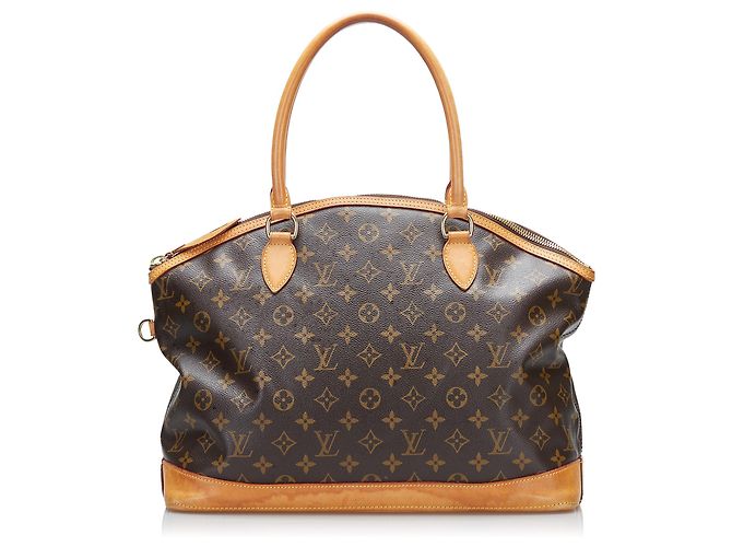 Monogramm Lockit Louis Vuittons Brown horizontal Braun