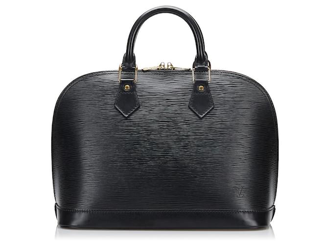 Louis Vuitton Alma Black Leather  ref.781196