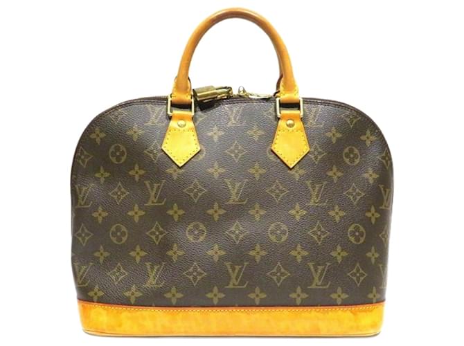 Louis Vuitton Alma Brown Cloth  ref.781223