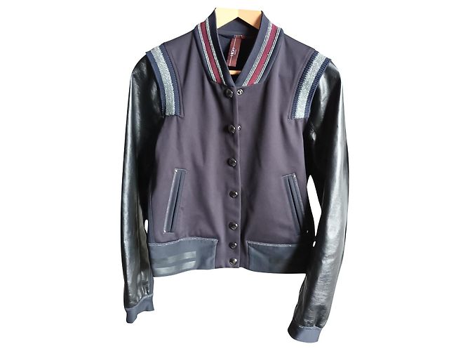 High Black Short Jacket Polyamide
