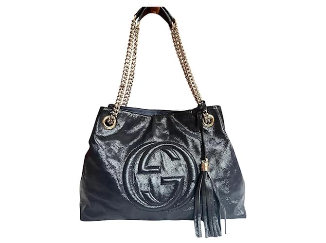 Gucci Handbags Dark blue Cotton  ref.781508