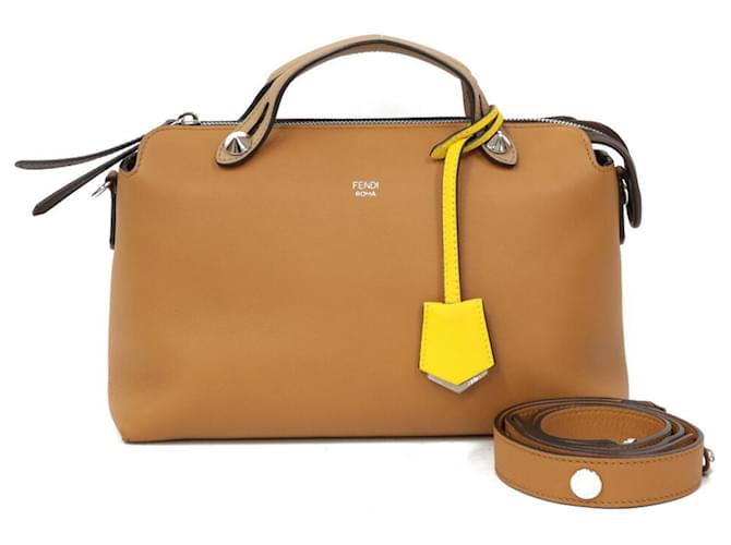 Fendi By The Way Brown Leather  ref.781793