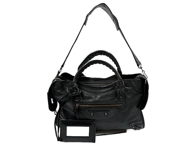 Le Cagole Leather Shoulder Bag in Black  Balenciaga  Mytheresa