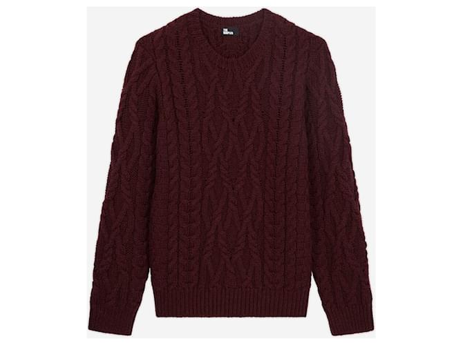 The Kooples Sweaters Dark red Wool  ref.781875