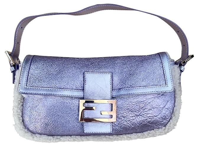 Baguette Fendi Handbags Multiple colors Exotic leather Fur  ref.782155
