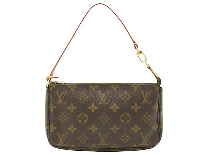 Louis Vuitton Pochette Accessoires Brown Cloth  ref.782169