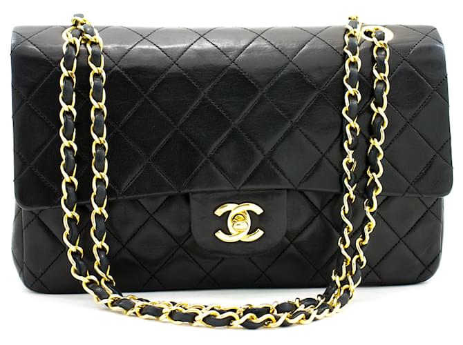 Chanel Timeless Black Leather  ref.782320