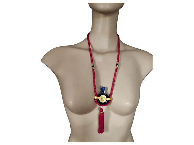 Collar de seda Rochas Bysance Rosa Fucsia