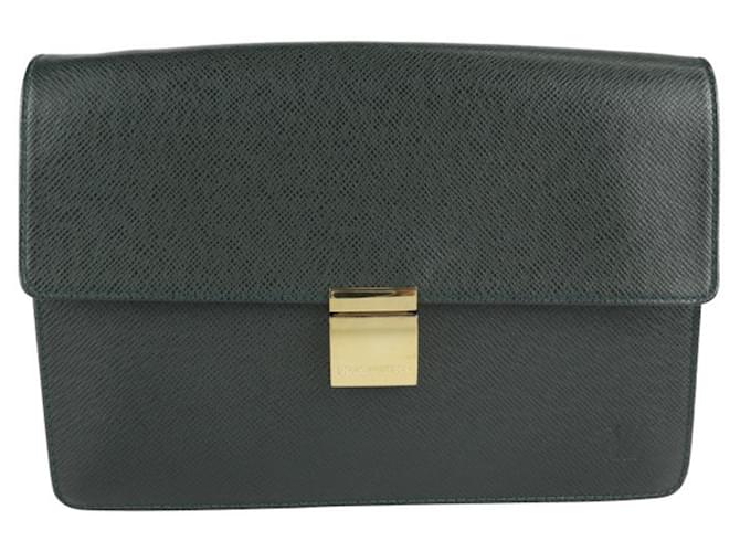 Louis Vuitton Selenga Green Leather  ref.782535