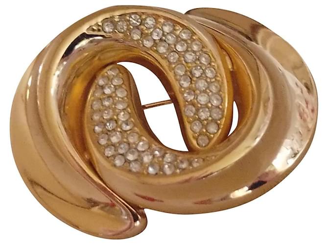 Dior Pins & brooches Golden Metal  ref.782665
