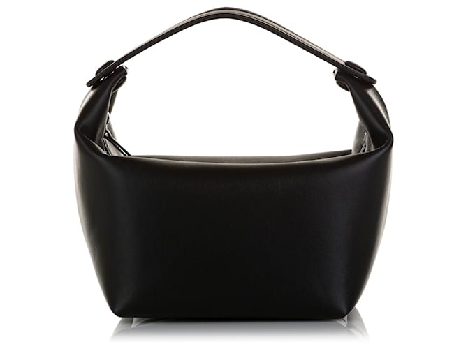 The Row Les Bains Small Leather Shoulder Bag In Mink | ModeSens