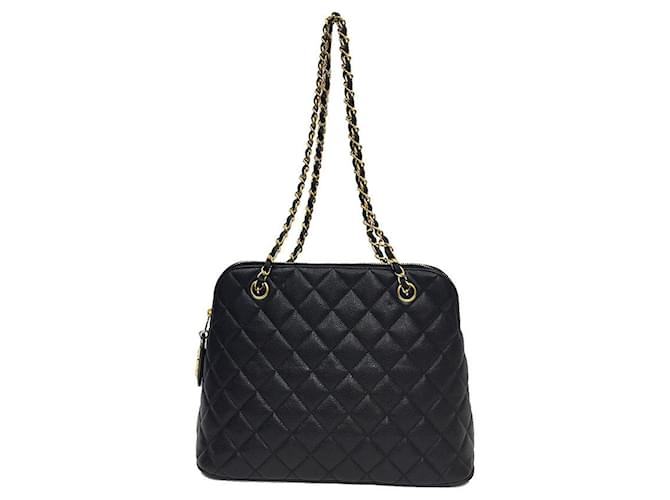 Chanel Mademoiselle Nero Pelle  ref.782887