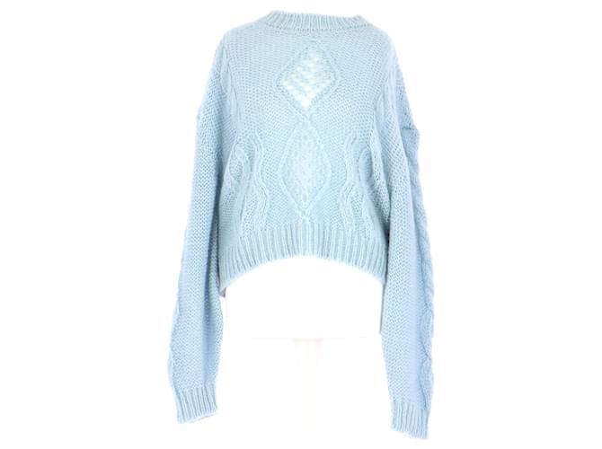 The Kooples sweater Light blue Acrylic  ref.782948