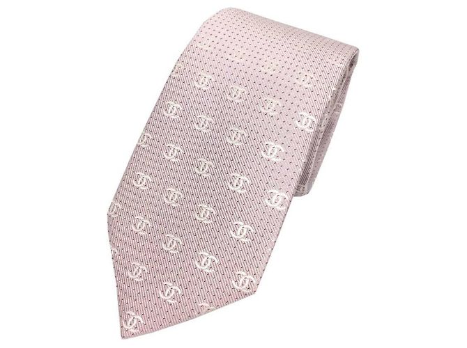 Corbatas Chanel Rosa