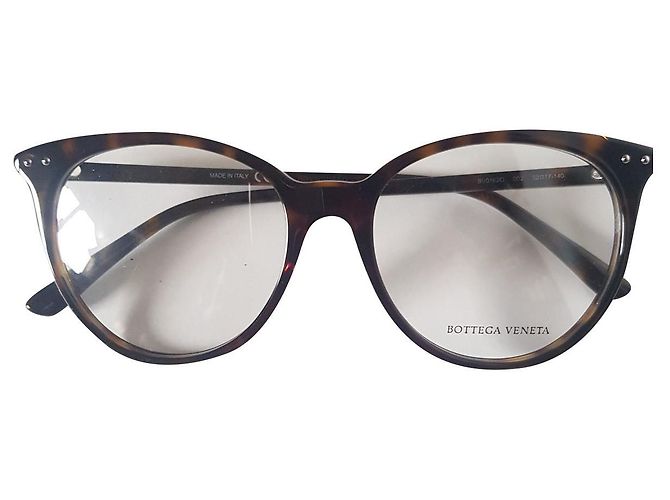 Occhiali Bottega Veneta Marrone Scuro Plastica