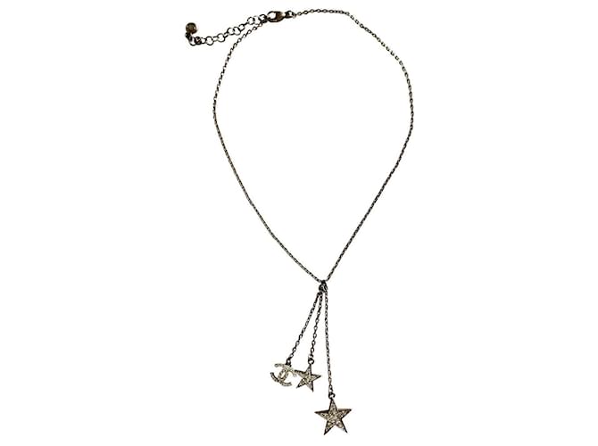 Chanel Halsketten Metall  ref.783216