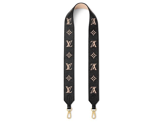 Louis Vuitton Empreinte Leather Bandouliere Strap Black