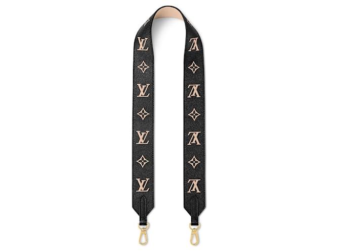 Louis Vuitton LV Strap bandouliere Black Leather  ref.783594