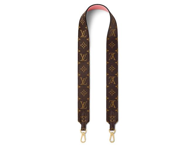 Alça Bandouliere Louis Vuitton Monogram Canvas Marrom