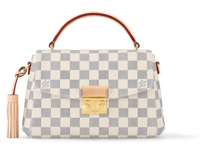 Louis Vuitton LV croisette bag in damier azur new Beige Cloth ref.783601 -  Joli Closet
