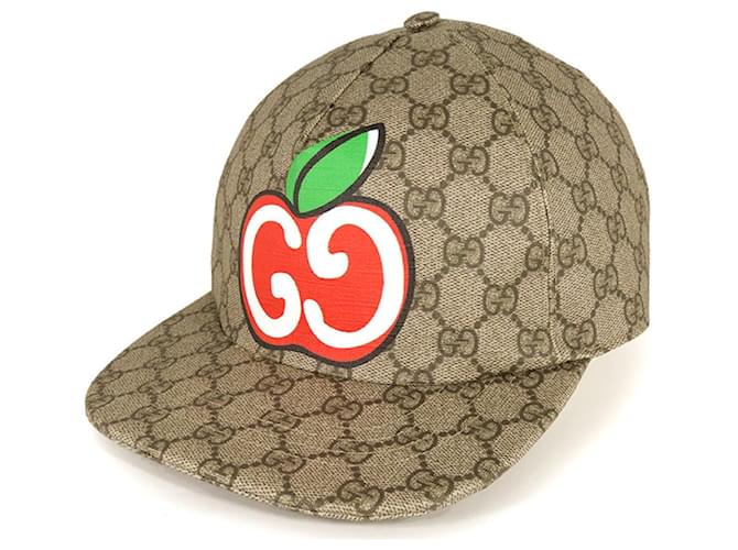 Gucci GG Monogram Supreme Apple  Cap Multiple colors Cloth  ref.783742