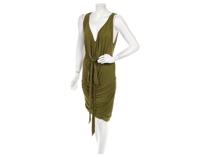 Plein Sud Kleid Grün aus Viskose Größe 42