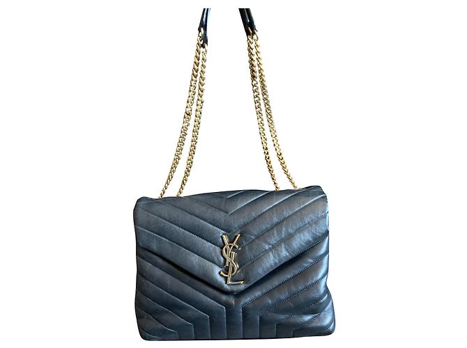Saint Laurent Sac à main LouLou medium Noir