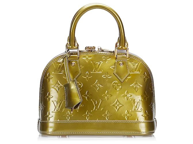 Louis Vuitton Alma BB Top Handle Monogram Vernis Leather