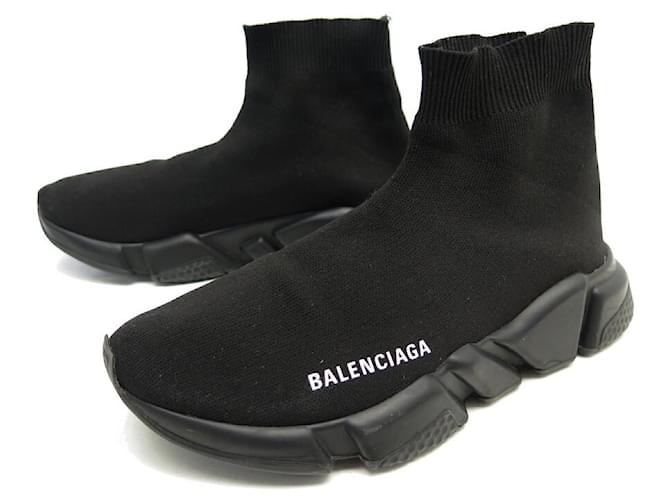 Balenciaga shoes 38 BLACK CANVAS SNEAKERS BOX Cloth ref.784745 - Joli Closet