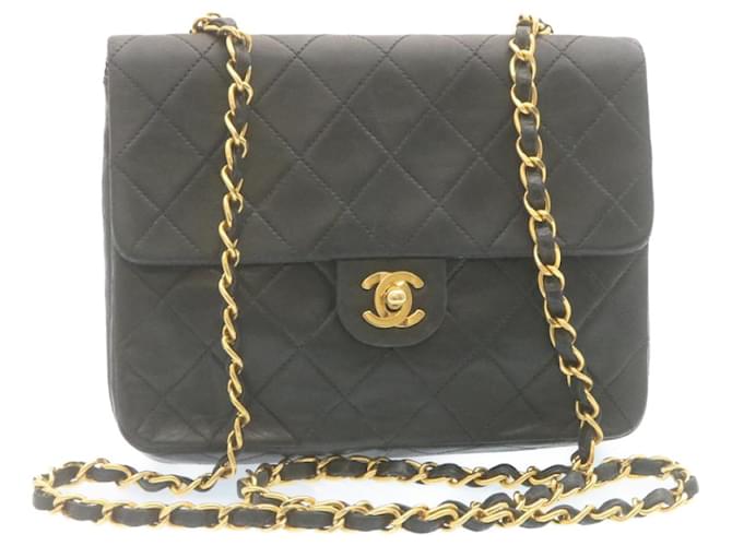 Chanel Timeless Black Leather  ref.785083