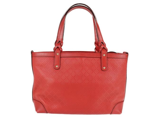 Gucci Diamante Red Leather  ref.785190