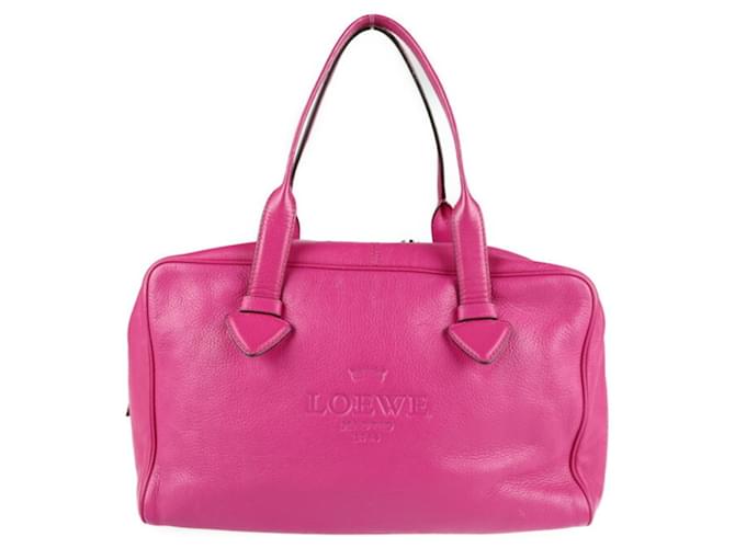 Loewe Heritage Pink Leather  ref.785373