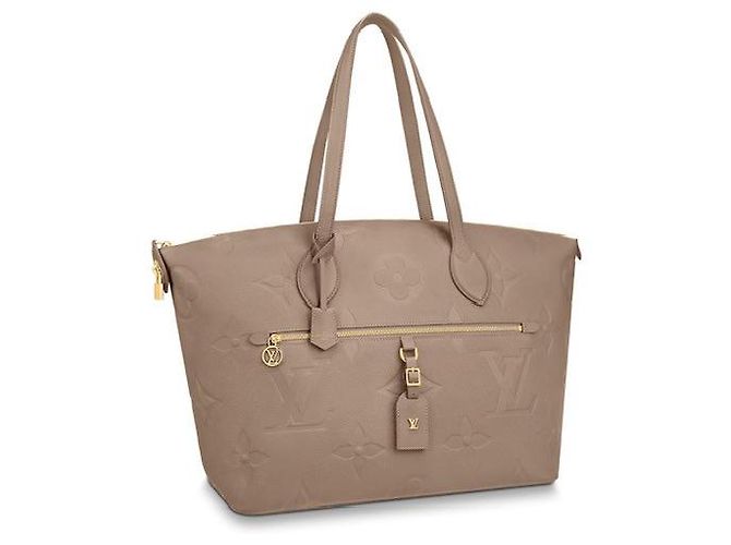 Louis Vuitton LV Reisetasche monogram empreinte Taube Grau